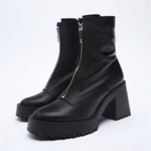 Zara combat boots